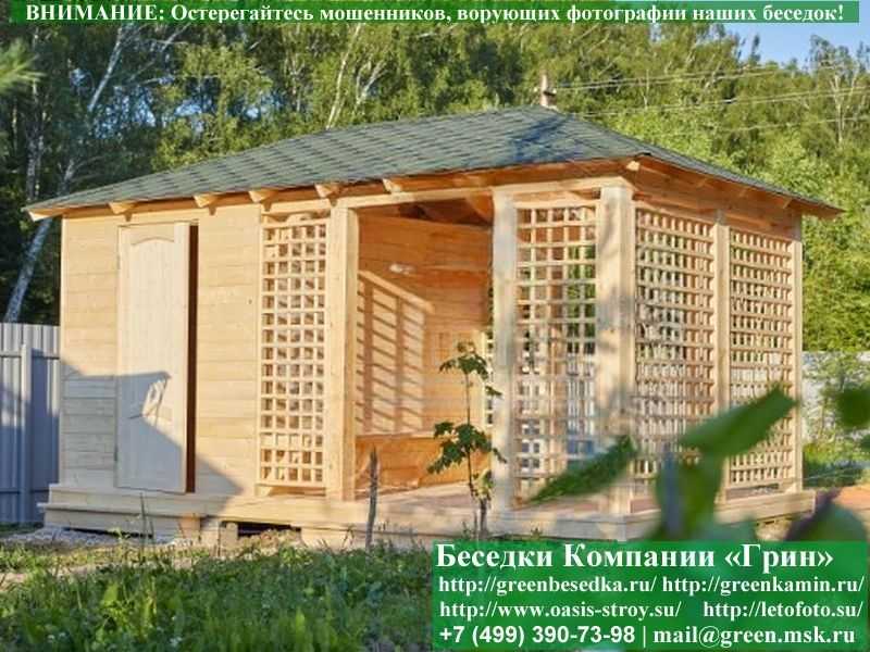 Летняя Беседка С Хозблоком, Сараем Для Дачи, Дома 3х5  - 10
