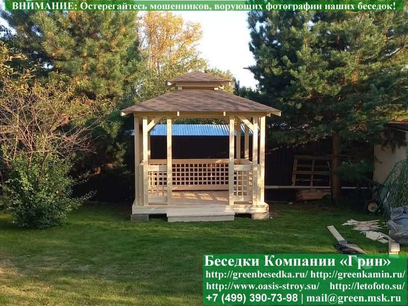 Беседка Для Дачи В Японском, Китайском Стиле 3х3  - 16