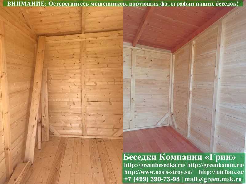 Беседка Для Дачи В Современном Стиле 'Лофт' 3х5, 3х6  - 8