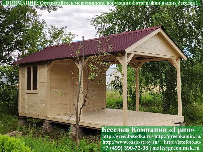 Бытовка-Хозблок С Навесом Для Дачи, Дома 3х6  - 6